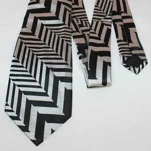 Brent Morgan Geometric Silk Tie